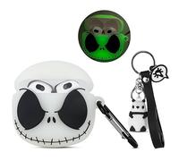 CCXNAS Coque pour Airpods 3ème génération avec porte-clés panda mignon, [phosphorescent] Coque amusante pour Apple Airpods 3 coque pour homme et femme