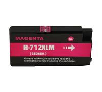 CCXTKENWU Cartouche d'encre à Jet d'encre 712 XL 712XL 3ED71A 3ED67A, 4 Paquets, Compatible avec Les Fournitures d'imprimante DesignJet T210 T230 T250 T630 T650(M 1PC)
