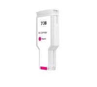 CCXTKENWU Cartouche d'encre Compatible avec DesignJet T850 DesignJlet T950 300ML pour 738 avec Encre pigmentée avec Puce(M-300ml)