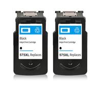 CCXTKENWU PG 575 CL 576 PG575XL CL576XL 575 576 XL Compatible avec Les Fournitures d'imprimante TS3550i TS3551i TR4750i TR4751i Remplacement(BK(2PC))