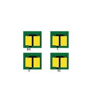 CCXTKENWU Puce de Cartouche de Toner Compatible pour 206A 206X 207X 207A, 4 pièces, utilisée dans Les Fournitures d'imprimante M282nw M283fdn M283fdw M283cdw M255dw M255nw(1Set 206A)