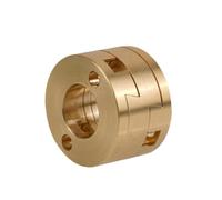 CCXTZC 1 2 4 pièces 16mm couplage Oldham T8 Z vis lit Chaud réduire l'impression balançoire pièces d'imprimante 3D CNC coupleur d'arbre Flexible cylindrique avec imprimantes 3D(2 PCS)