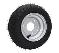CCYLEZ 13x5,00-6 Pneus en VTT avec Jantes, Pneus et Roues de 6 Pouces, Pneu de Rouleau en Caoutchouc et Assemblage de Roues pour VTT UTV Go Karts CARTS Mini Bikes Mowers, 13/5,00-6