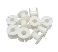 CCYLEZ 20 Pièces Bobines de Fil Vides en Plastique Bobines ABS de 39 Mm pour Câble Sonore de Bobine d'inductance Croisée de Haut-parleur de Bricolage - de Fil Réutilisables pour la Gestion des Fils