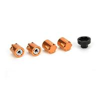 CCYLEZ 4pcs Center Cap Roue RC en Alliage D'Aluminium Robuste pour