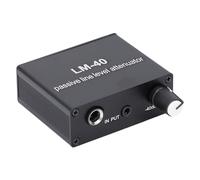CCYLEZ Atténuateur Passif Sonore, Contrôle du Volume Réglable-40db à 15db pour Studio D'enregistrement et Vidéo en Direct-alliage D'aluminium Compact