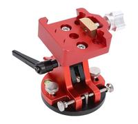 CCYLEZ Base de Réglage de la Latitude pour Photographie D'astronomie en Alliage D'aluminium pour Un Alignement Précis de la polarité, Monture équatoriale 1/4 Pouces M6 M8 Interfaces pour Les (Rouge)