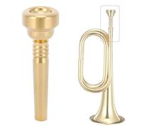 CCYLEZ Bec de Trompette Doré Laiton Durable 17C, pour Débutants Musiciens,