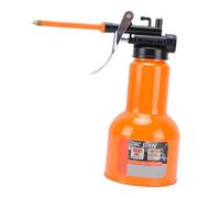 CCYLEZ Bidon de Graissage à Pompe Bidon d' Haute Pression Manuel de 500 Ml avec Bec Droit pour Moto de Voiture, Acier à Haute Teneur en Carbone, Bec en Aluminium, 500 Ml, Filtre intégré, Opération
