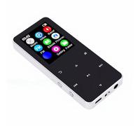 CCYLEZ Bluetooth 5.0 MP3 Player | Lecteur de Musique Portable avec écran de 1.8 Pouces, avec Haut-Parleur, Enregistreur Vocal, Radio FM, Lecteur de Livres électroniques pour Voyage (Silver)