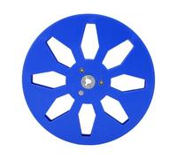 CCYLEZ Bobine de Reprise Vide, Moyeu NAB 7 Pouces pour Studer (BLUE) | Bride en Plastique ABS avec 8 Trous Coupe-vent, Entretoises en Silicone Réduisant les Vibrations, Compatible avec les