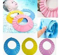 CCYLEZ Bonnet de Bain pour Douche et Shampoing pour bébé, Bonnet de Protection élastique Doux pour bébé en Bas âge, Empêche le Contact avec L'eau, Tour de Tête 34-45 Cm, pour une Expérience de Bain