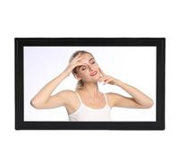 CCYLEZ Cadre Photo Numérique de 18,5 Pouces, Cadre électronique Image D'écran Tactile LCD WiFi 1366x768 Résolution 32 Go Storage, Prend en Charge JPG PNG HEIC MP4 (Prise UE)