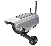 CCYLEZ Caméra Factice avec Support Réglable, LED Clignotante Réaliste | Installation facile, Matériau durable, Dissuasion efficace, Fonctionnalité jour et nuit