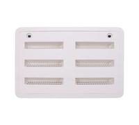 CCYLEZ Camping-car Toit évent Couvercle avec Moustiquaire 23.125x15 | Matériau PP durable, compatible avec les évents inférieurs et supérieurs, protection extérieure, installation facile