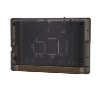 CCYLEZ Carte de Jeu Mega Drive Adaptée au Système Maître, 32X, Jeu 4000 en 1 avec Carte de Stockage de 8 Go, Chargement du BIOS sur CD, Prise en Charge des Codes de Triche (Noir transparent)