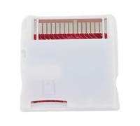 CCYLEZ Carte de Sauvegarde de Jeu pour 3DS, Lecture/écriture Haute Vitesse, Compatible avec les Cartes Mémoire jusqu'à 128 Go, en ABS, pour émulateurs MD GB GBC FC PCE (Ensemble blanc WOOD HK)