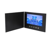 CCYLEZ Carte de Voeux Vidéo 7in, Brochure électronique Numérique HD avec Port de Type C 128m Mémoire 1500mAh Batterie, pour les événements Commerciaux de publicité Marketing