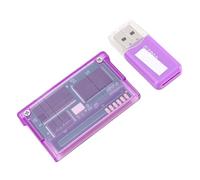 CCYLEZ Carte Mémoire Flash pour Console de Jeu | Adaptateur de Micro-Stockage avec Lecteur pour