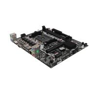 CCYLEZ Carte Mère de Bureau Double Mémoire DDR4, Emplacement PCI-E 16X Gen 3.0 NVME M.2 Port ATX pour Processeur AM4 Toutes Séries, Carte Mère de Jeu WiFi pour PC