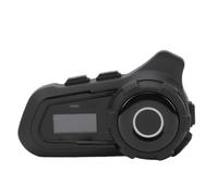 CCYLEZ Casque de Moto Système de Communication Bluetooth 2 Voies Affichage LED IP67 étanche CVC Suppression du Bruit Haut-parleurs HD pour Demi-Casque Intégral Appel Mains Libres