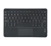 CCYLEZ Clavier Bluetooth sans Fil, Clavier Portable Mince, Clavier Universel, Petit Clavier, avec Pavé Tactile Intégré, Conception de Pieds, pour Ordinateur Portable, Ordinateur, Bureau