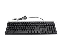 CCYLEZ Clavier Filaire USB pour Langues Minoritaires (Russe, Espagnol, Français, Anglais), 104 Touches, Câble de 1,5 M, Conception Ergonomique, Performances Stables, Plug and Play pour