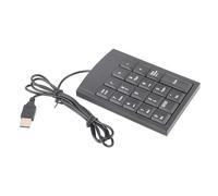 CCYLEZ Clavier Numérique USB Portable avec Conception Antidérapante pour Une Saisie Facile des Données, Ultra Fin et Léger pour Ordinateurs Portables et de Bureau