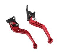 CCYLEZ CNC Aluminum Motorcycle Brake Lever Handle (rouge) | Construction en aluminium durable, ajustement précis pour GY6 et CG125, apparence de moto améliorée