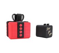 CCYLEZ Coffret Cadeau de Farce d'impression 3D, Défi de Décryptage de Boîte-Cadeau Surprenant et Ennuyeux, pour Anniversaire, Noël ou Boîte d'emballage D'événement Spécial, (Noir Rouge)