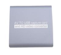 CCYLEZ Convertisseur AV vers Numérique, Carte Vidéo USB 3.0 pour Caméscopes VHS, VCR et DVD, avec Sortie Multimédia HD et Prévisualisation en Temps Réel 1080p, pour Le Streaming O