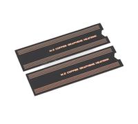 CCYLEZ Dissipateur Thermique en Graphène M.2 SSD, Conception Double Couche Mince pour Ordinateur Portable, Refroidissement NVMe, 2 Pièces en Cuivre Graphène 2280