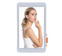 CCYLEZ Écran de Moniteur de Selfie sans Fil de 4,02 Pouces, Miroir de Téléphone D'affichage de Selfie pour la Caméra Arrière pour Flux en Direct Vlog avec Une Batterie à Distance (White)