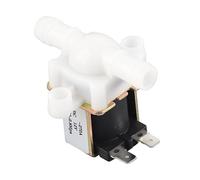 CCYLEZ Électrovanne électromagnétique DC12V, Vanne D'entrée D'eau N/C en Plastique Durable pour Systèmes Aquatiques, Installation Facile, Résistance aux Hautes Températures