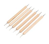 CCYLEZ Ensemble de Stylets de Traçage à Double extrémité pour L'artisanat du Cuir, Outils de Gravure de Haute qualité, 6 Pièces, Prise Ferme pour les Artistes
