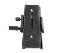 CCYLEZ Glissière pour Caméra en Alliage Robuste, pour Photographie | Vis de montage 1/4\", Ajustements fluides, Compatibilité universelle, Idéal pour la photographie en gros plan