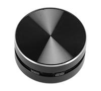 CCYLEZ Haut-Parleur à Conduction Osseuse, Petit Haut-Parleur en Alliage d'aluminium avec Basses de Grand Volume pour Salle de Bain (Black)