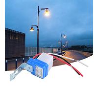 CCYLEZ Interrupteur de Commande D'éclairage avec Fonction Marche/arrêt | Capteur de lumière intégré, conception économe en énergie, installation facile, adapté à l\'éclairage extérieur