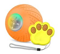 CCYLEZ Jouet Interactif pour Chien, Conception à Faible Bruit, Balle Jolly pour Chiens et Chats, Matériau Sûr pour Le Plaisir des Animaux de Compagnie (Ballon télécommandé)