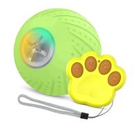 CCYLEZ Jouet Interactif pour Chien, Conception à Faible Bruit, Balle Jolly pour Chiens et Chats, Matériau Sûr pour Le Plaisir des Animaux de Compagnie (Ballon télécommandé)