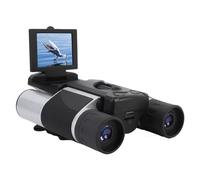 CCYLEZ Jumelles de Faune de Jumelles de Birding de la Vue 1000yd du Rapport Optique 8X pour L'observation D'oiseau Jumelles 10x25 avec la Caméra, Enregistreur Visuel de Photo de (Silver)