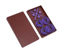 CCYLEZ Kit de Fabrication de Boutons, 12 Emporte-pièces, 4 Formes et 3 Tailles, Machine Multifonctionnelle pour Boutons en Pâte Polymère, Bijoux et Loisirs Créatifs