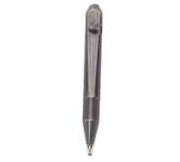 CCYLEZ Laiton à Action Boulonnée Stylo, 76mm Écrivain Portable | Taille compacte, fabrication en laiton, utilisation facile d\'une seule main, idéal pour les voyages, convient au porte-clés