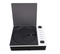CCYLEZ Lecteur CD Portable avec Bluetooth 5.1 Radio FM Son Surround Stéréo Entrée Sonore USB Sortie Prise Casque pour Le Bureau à Domicile Yoga (White)