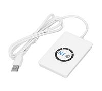 CCYLEZ Lecteur de Carte à Puce USB NFC, Duplicateur de Carte IC sans Contact 13,56 MHz avec Antenne Intégrée