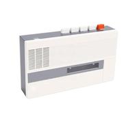 CCYLEZ Lecteur de Cassettes Portable, Magnétophone Bluetooth avec Haut-Parleur et Microphone Intégrés pour Lire et Enregistrer des Cassettes