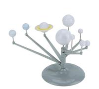 CCYLEZ Maquette Système Solaire Éducative avec Planètes Lumineuses, Modèle | Plastique durable, bords arrondis sûrs, peinture DIY, activité stimulant le cerveau.