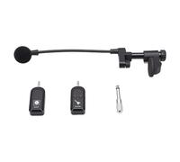 CCYLEZ Microphone de Guitare sans Fil, Clips de Prise de Son à 360° sur Le Système de Micro adapté pour Violon, Violoncelle, Guitare, Transmission sans Fil 2,4 G pour Concerts,