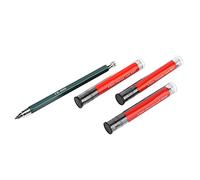 CCYLEZ Mine de Crayon 4,0 Mm en Charbon pour Dessin Artistique | Outil d\'écriture automatique, Graphite de qualité supérieure, Taille-crayon pratique, Trois variations de dureté