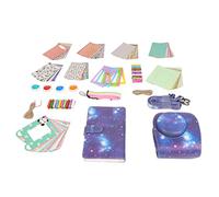 CCYLEZ Mini 11 Bundle d'accessoires d'appareil Photo - Étui Star, Sangle, Album, Cadres Photo, Autocollants de Bordure, Longe - Décor coloré pour la Maison et la Fête
